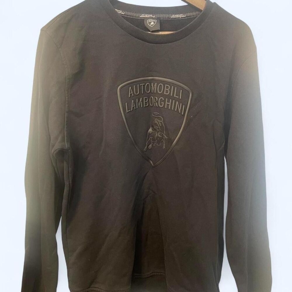 Lamborghini Men's Black and Brown T-shirt